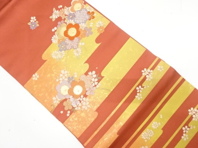 JAPANESE NAGOYA OBI / WOVEN SAKURA